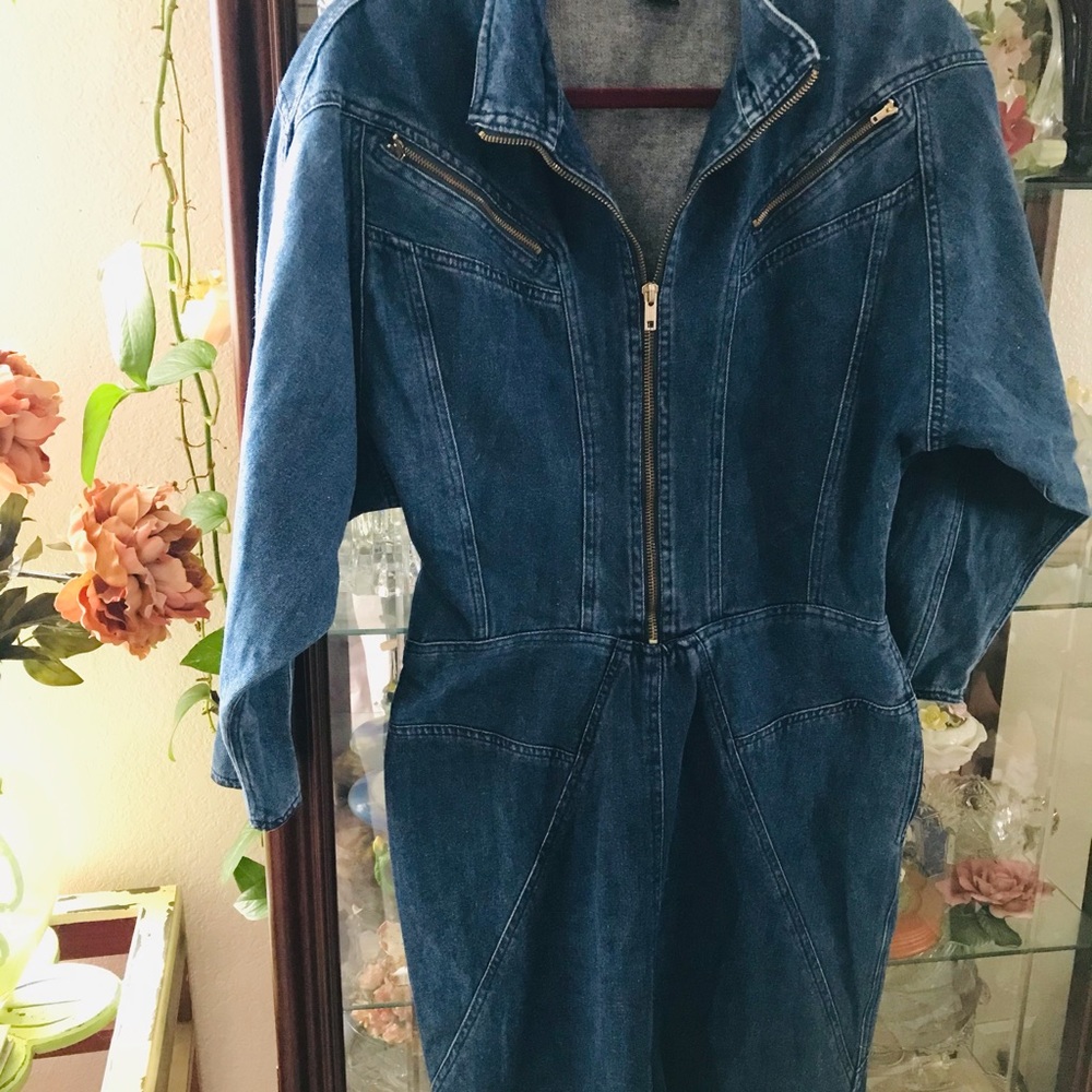Vintage denim dress